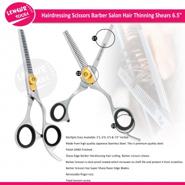 Professional Hairdressing Thinning Scissors Barber Hair Scissors Japanese Steel