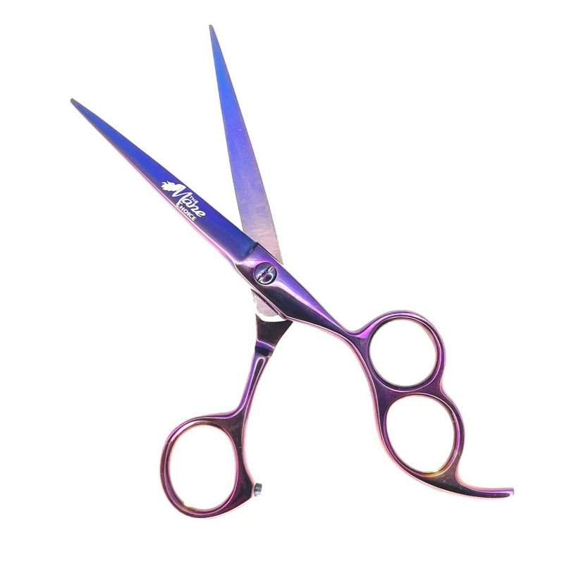 JIM PRO Hair Cutting Scissors/Shears, 6.5 Inch Professional Stainless Steel  Barber Hair Scissors, for Both Salon and Home Use (Golden Handle)